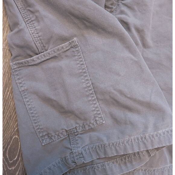 CARHARTT Cargo Work Casual Shorts Size 36 Men Original Fit Logo Cotton Gray - Picture 2 of 11